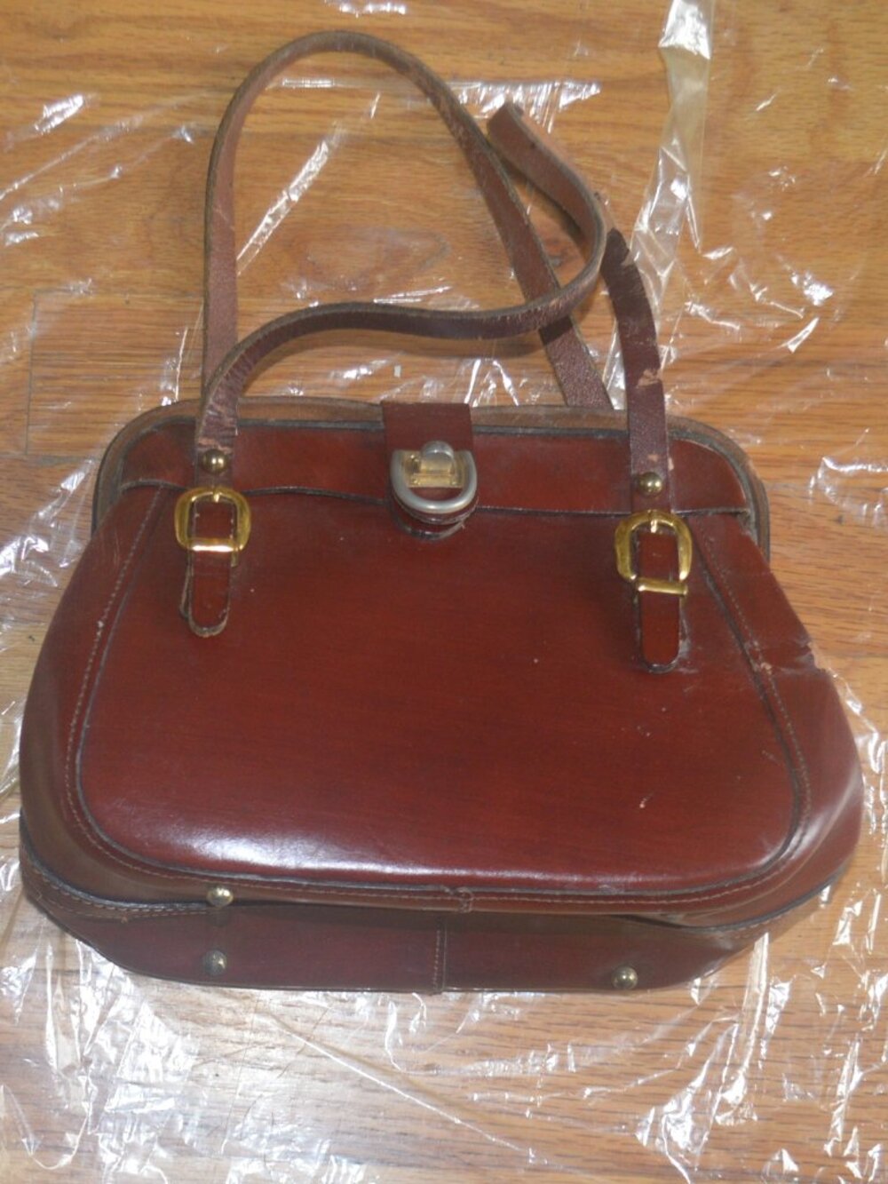 Zenith Authentic Leather Handbag, Vintage Era, Handmade